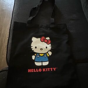 Hello Kitty Black Tote Bag